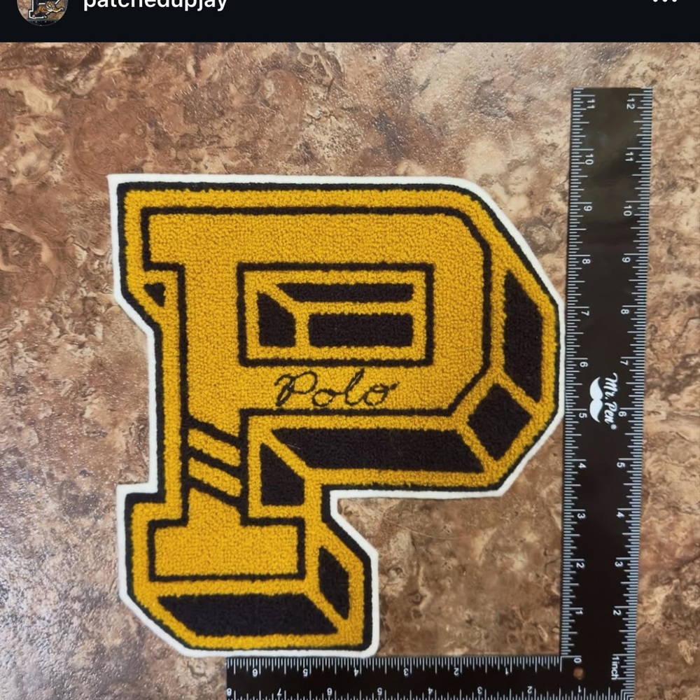 Polo Yellow and Black Patch